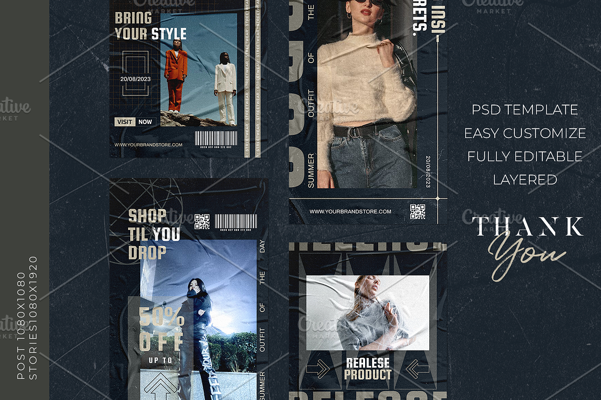 Hype Instagram Template - Minored, a Social Media Template by Gibcreat (Photo 4 of 4)