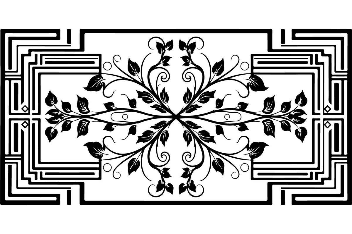 Vintage Ornamental Panel Frame, a Decorative Illustration by Designer_Momina (Photo 7 of 21)