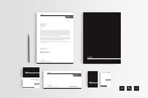 LINEA Stationery Set Templates