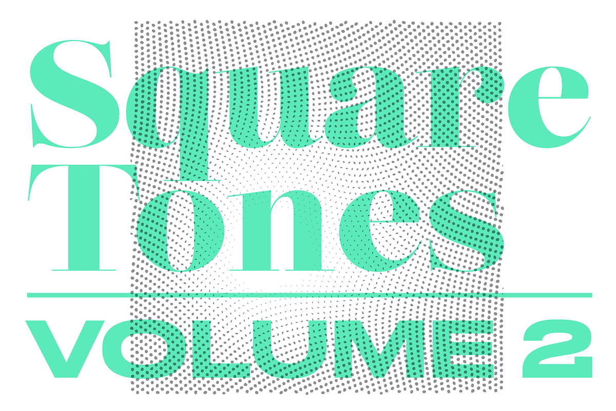 SquareTones2 | 20 Halftone Gradients, a Texture Graphic by invisiblelayer (Photo 1 of 5)