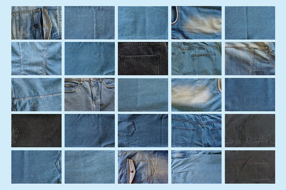 50 Denim Textures + BONUS, a Texture Illustration by Bart Wesolek (Photo 3 of 7)