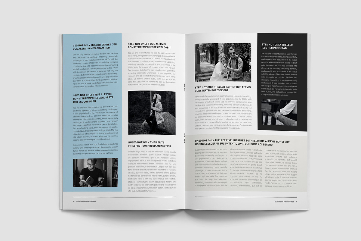 Newsletter Template, a Brochure Template by HR Studio (Photo 5 of 5)