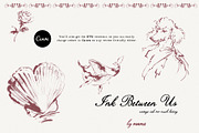 Ink Between Us - Romantic Line Art, a Decorative Illustration by Purple (Thumbnail 15 of 17)