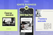Digital Marketing Instagram Kit, a Social Media Template by Ollyta May (Thumbnail 1 of 13)