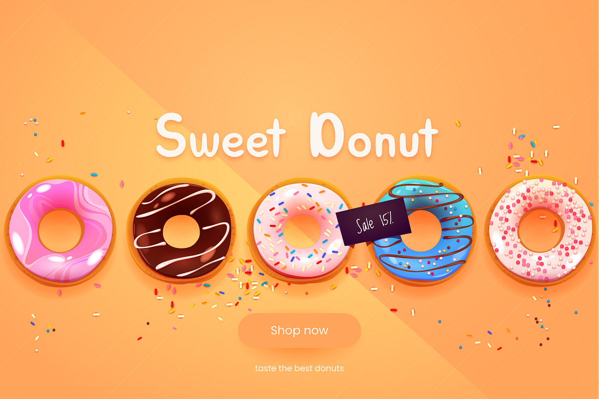 Doughnuts Cute Display Font, a Script Font by infernostudio3 (Photo 2 of 10)