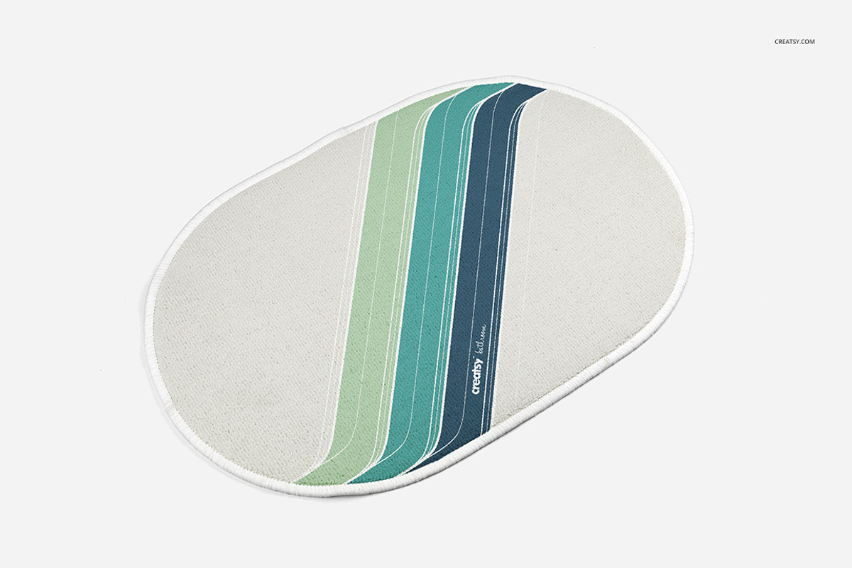 Round Corners Rug Mockup Set, a Product Mockup by creatsy4 (Photo 2 of 11)