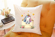 Unicorn Birthday Sublimation Clipart, an Illustration by Sublimation Artist (Thumbnail 6 of 6)