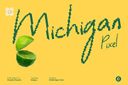 CS Michigan Pixel, a Handwritten Font by Craft Supply Co. (Thumbnail 1 of 8)