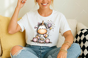 Whimsical Unicorn Clipart, an Illustration by OK Design (Thumbnail 6 of 6)