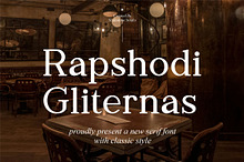 Rapshodi Gliternas || Serif Font