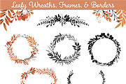 Halloween Leaves and Wreaths, an Illustration by Kelly Jane Creative (Thumbnail 4 of 5)