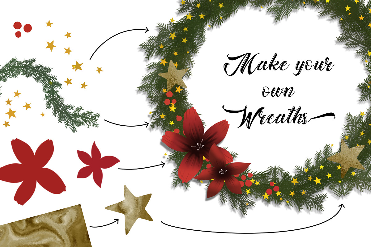 Christmas kit for Procreate, a Brush Add-On by Littlefield Design (Photo 4 of 11)