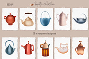 COZY VIBES Tea party Clipart Creator, a Food Illustration by ArtOLB (Thumbnail 3 of 11)