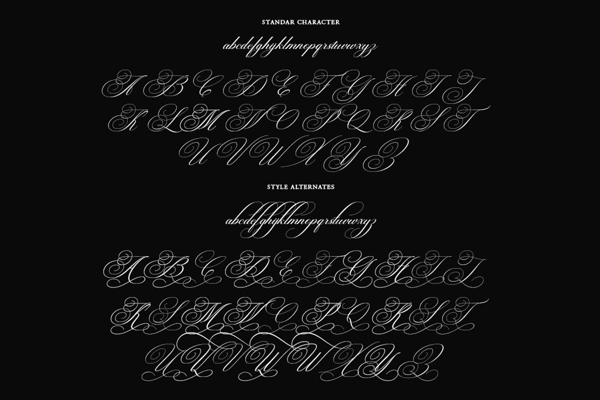 Brilliani Script Pro, a Script Font by Has_rizal (Photo 12 of 14)