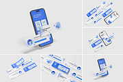 Email Signature and App Phone Mockup, an iPhone Mockup by Graphic Deal (Thumbnail 1 of 6)