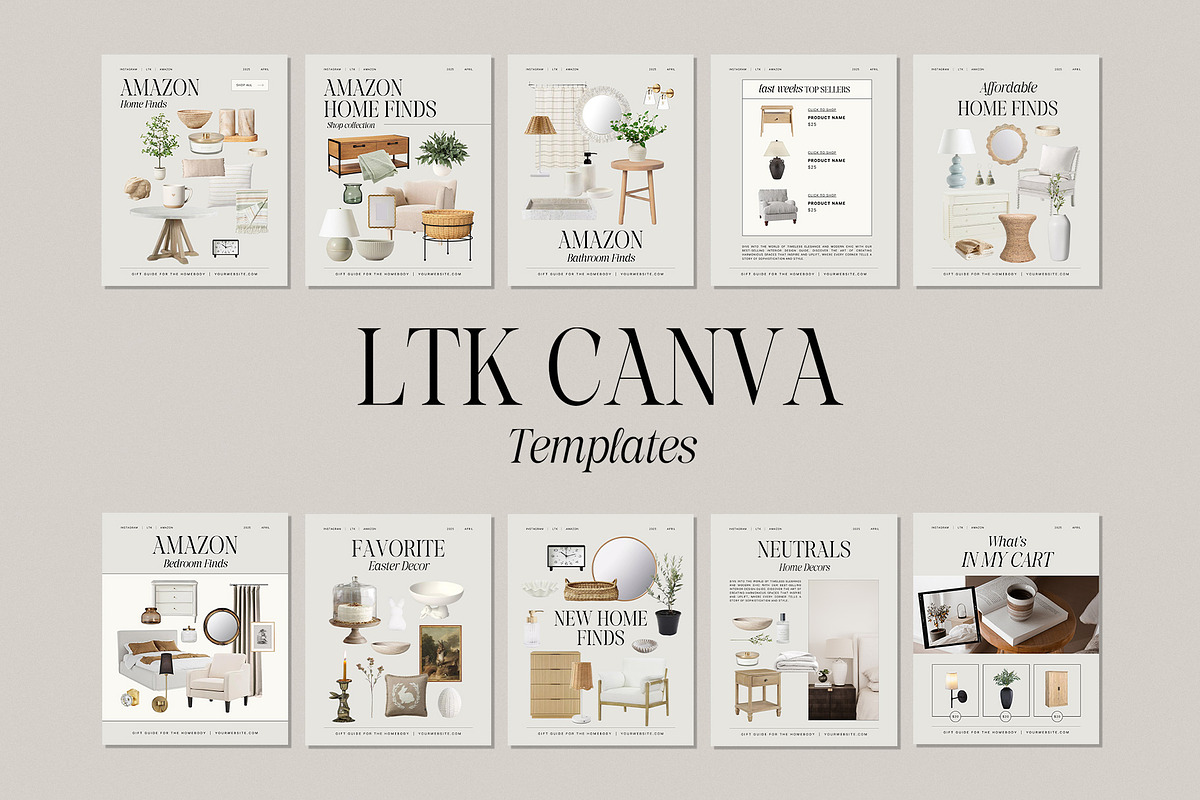 20 Canva LTK Instagram Template | Amare Creative