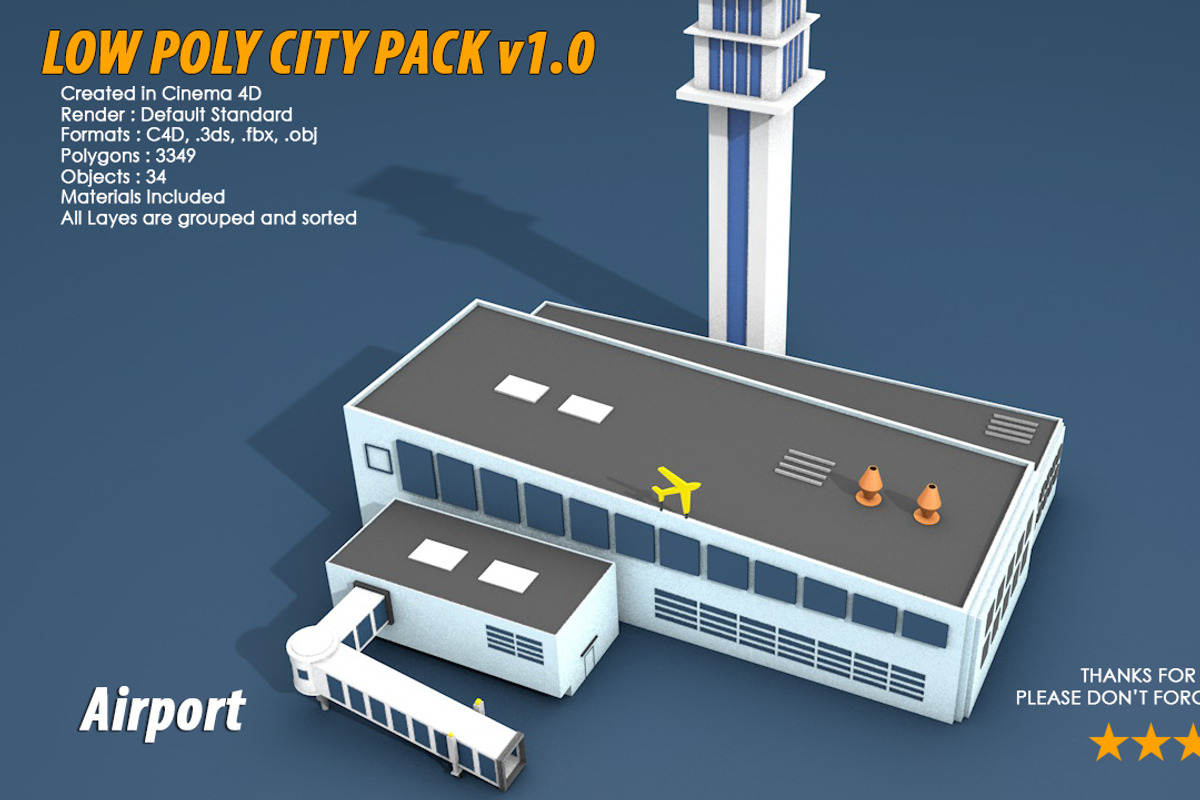 Low Poly City Pack 1, an Architecture 3D Model by multimedia4ds (Photo 9 of 40)