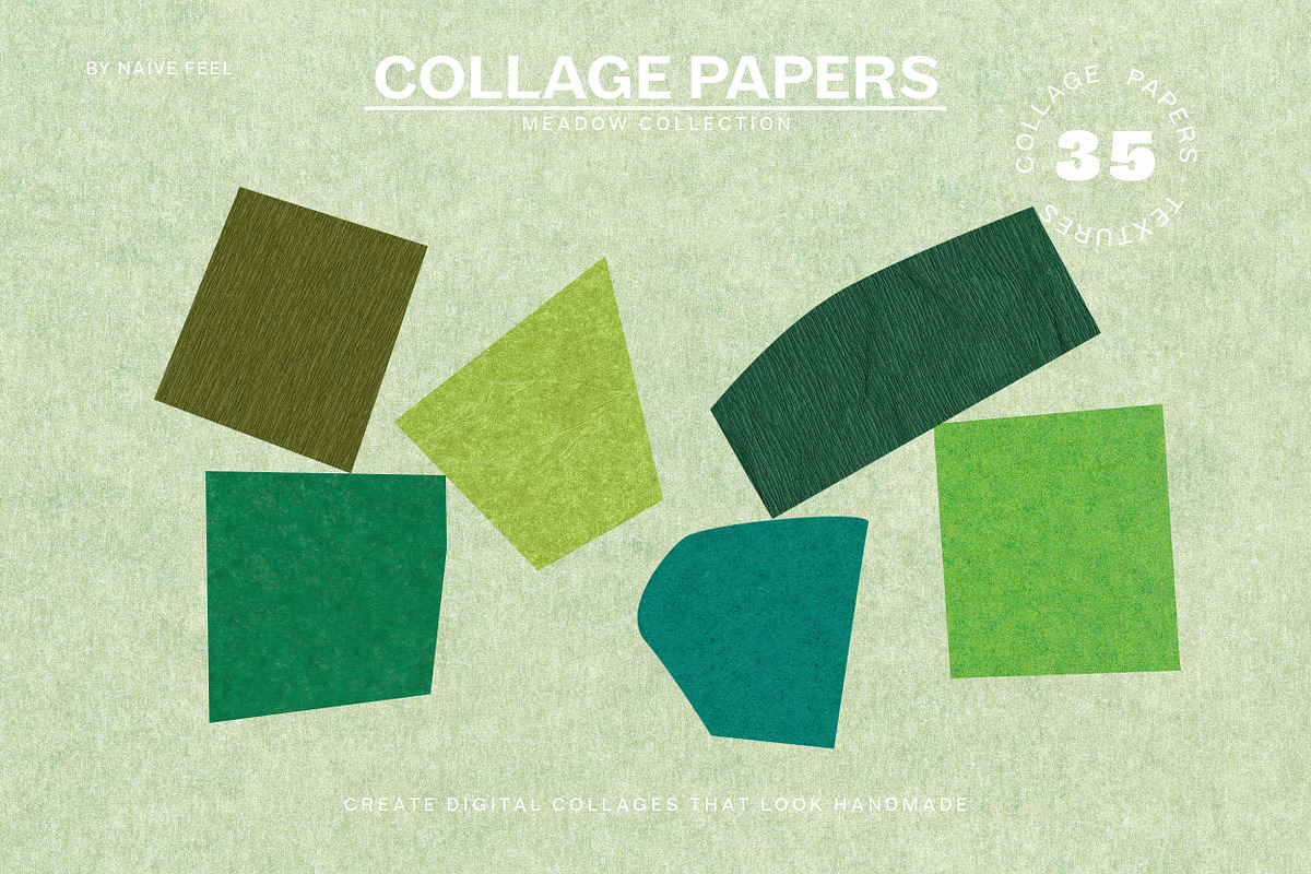 Collage Papers Textures, a Texture Graphic by Naive Feel (Photo 8 of 9)
