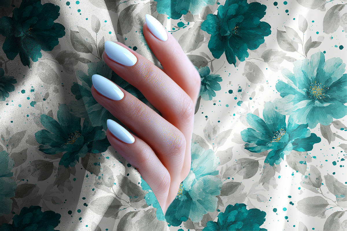 Fabric Mockup with Female Hand, a Merchandise Mockup by GraphicVil (Photo 7 of 9)