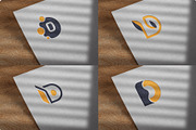 Unique D Letter 4 Vector Logo Design, a Branding & Logo Template by DesignBox (Thumbnail 1 of 5)