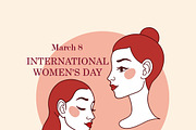 International Women’s Day March 8, a Background Graphic by RAHMAT (Thumbnail 3 of 4)