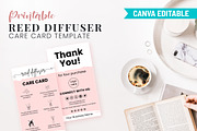 Printable Reed Diffuser Care Card, a Templates & Theme by Snapybiz (Thumbnail 10 of 11)