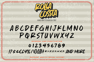 Rolla Coassta - Handwritten Brush Fo