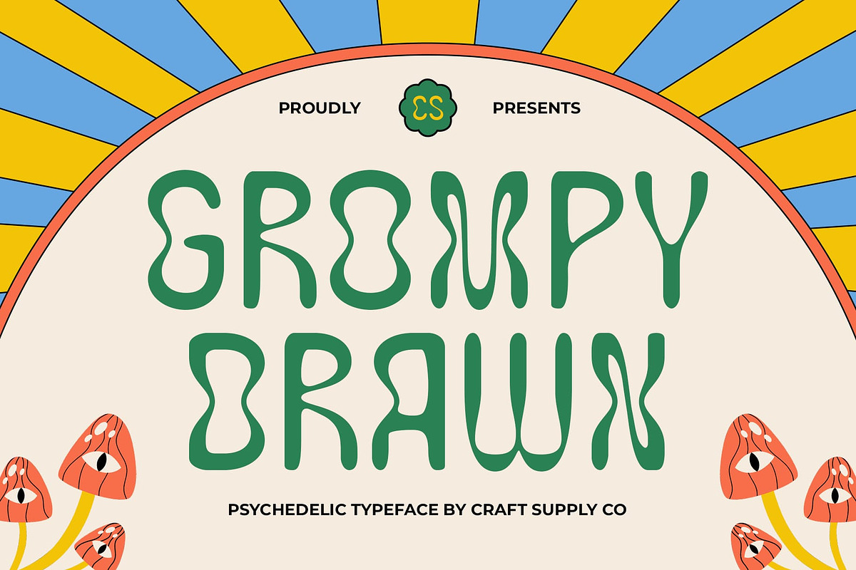 CS Grompy Drawn, a Sans Serif Font by Craft Supply Co. (Photo 1 of 8)