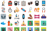 Fitness & Gym Themes, a Food Illustration by TAlex (Thumbnail 7 of 7)