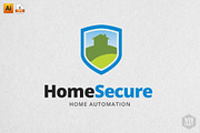 Home Secure Logo Template, a Branding & Logo Template by WebCraft (Thumbnail 1 of 4)