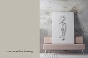 Set of 4 Heron One line Art, an Animal Illustration by Anastasiia_Dzhioeva (Thumbnail 3 of 3)