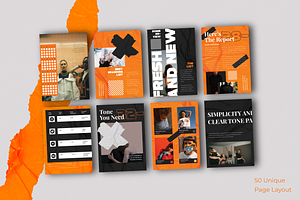 Work Book - Magazine Template