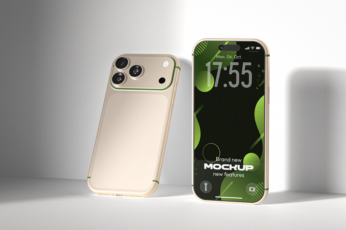 Elegant Smartphone Mockup, an iPhone Mockup by Designer Dude
