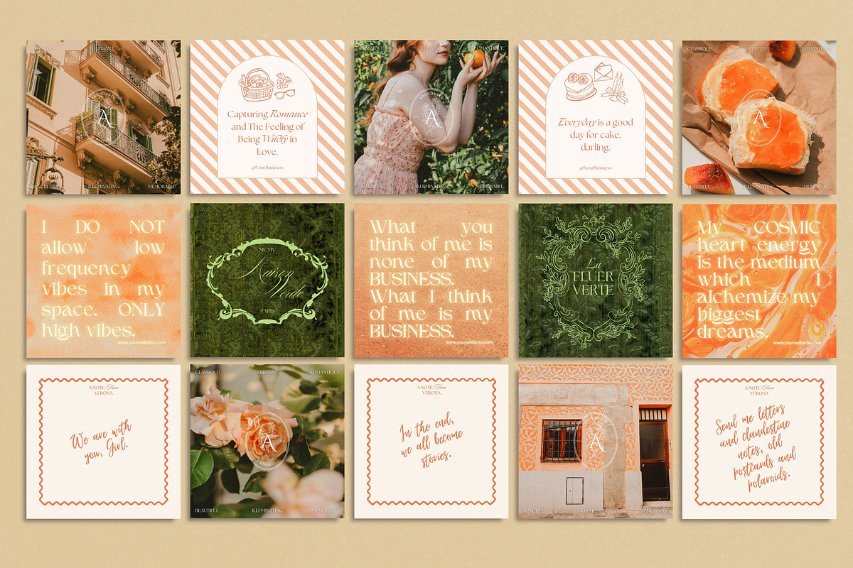 The Traveler Social Media Bundle, a Social Media Template by The Flossy Finch (Photo 5 of 21)