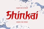 Shinkai - Japanese Style Font, a Font by Flawless And Co (Thumbnail 1 of 10)