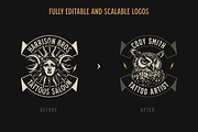 50 Apparel Logo Designs, a Branding & Logo Template by Davide Bassu (Thumbnail 21 of 22)