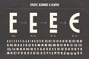 Robinco - Ligature Art Deco Font, a Sans Serif Font by Asenbayu (Thumbnail 12 of 15)