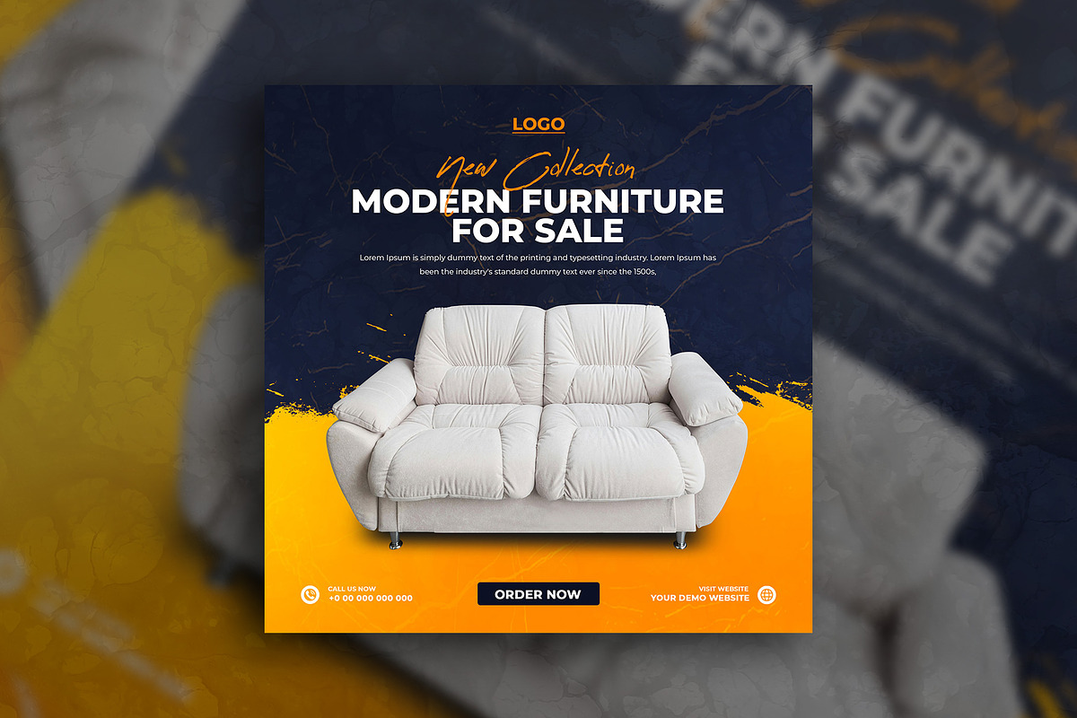 Furniture sale social media template, a Social Media Template by Tanmoy Topu (Photo 14 of 16)