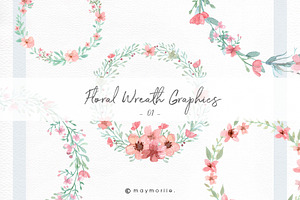 Floral graphic for invitation