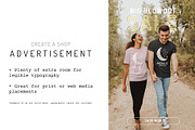 Bella Canvas 3001 Couple Mockup, a Shirt Mockup by Moonlit Mocks (Thumbnail 5 of 6)