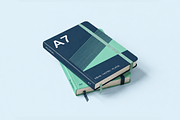 Notebook Mockup, a Product Mockup by Custom.scene (Thumbnail 3 of 3)