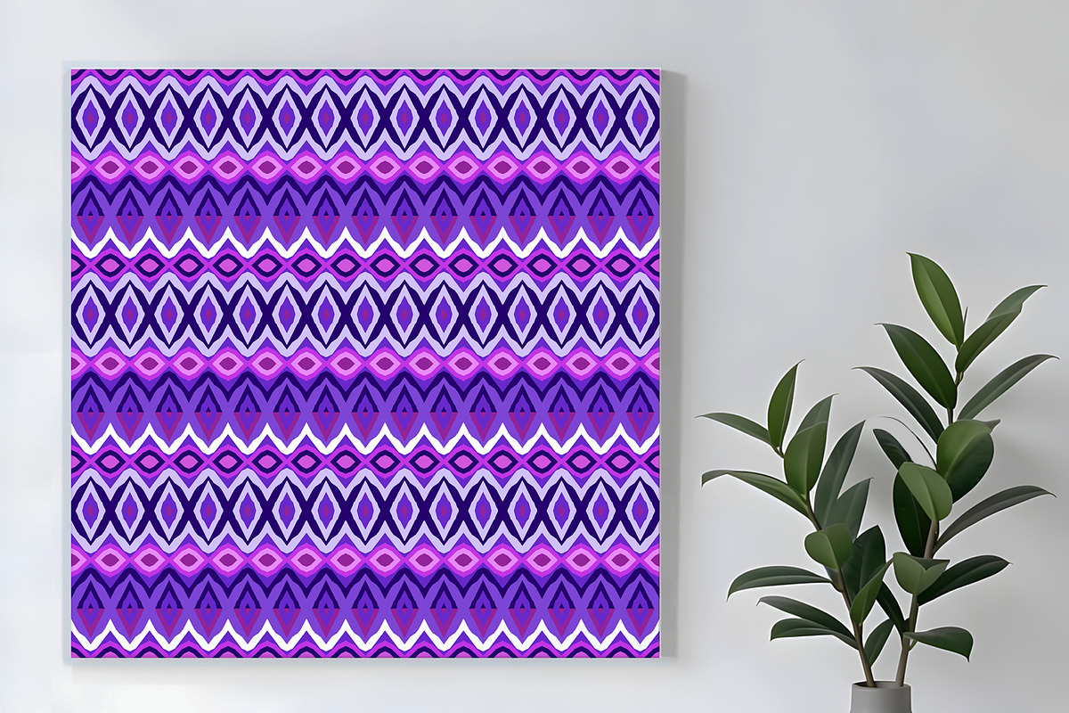 Purple Lace Geometric Seamless, a Pattern Graphic by Sharon Schwalbe (Photo 4 of 7)