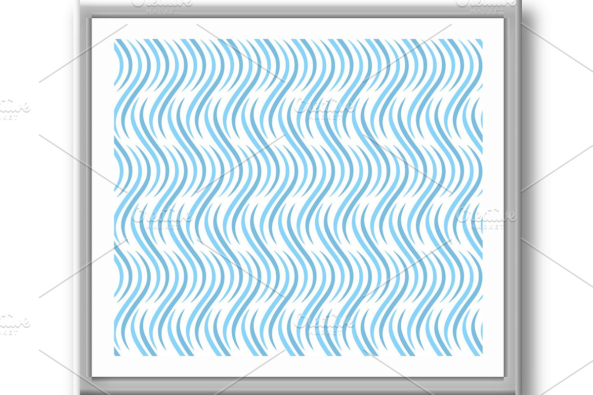 The geometric pattern with wavy, a Pattern Graphic by RODINA (Photo 3 of 3)