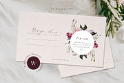 Watercolor Flowers Clipart, a Decorative Illustration by WalaPalette (Thumbnail 3 of 6)