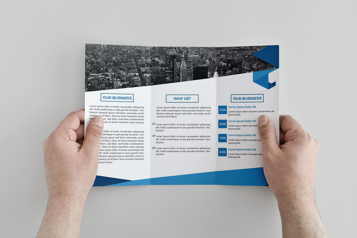 Modern Trifold Brochure Template, a Brochure Template by assaiv (Photo 2 of 5)