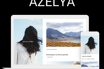 Azelya Side, a Websites & App Template by SideThemes