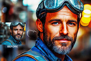 Ultra HD Portrait Enhancer PS Action, an Action Add-On by Studio Retouch (Thumbnail 6 of 10)