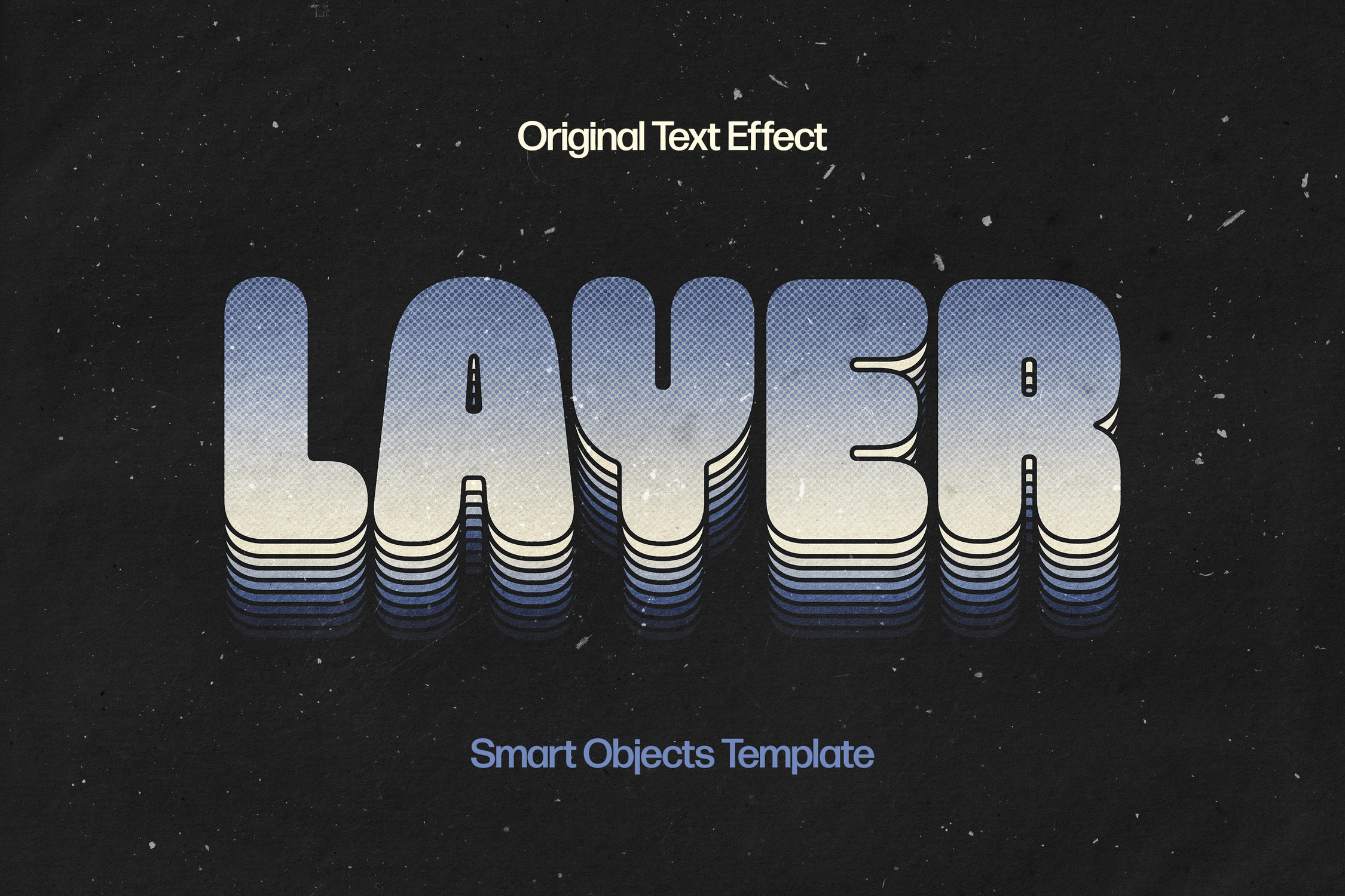 Layered Text Effect, a Layer Style Add-On by Design Squad