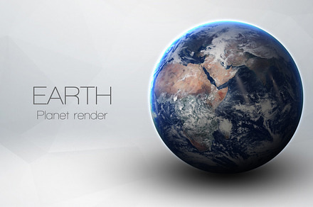 Earth  high resolution 3d images presents planets of the solar system this, a School & Education Photo by Vadim Sadovski