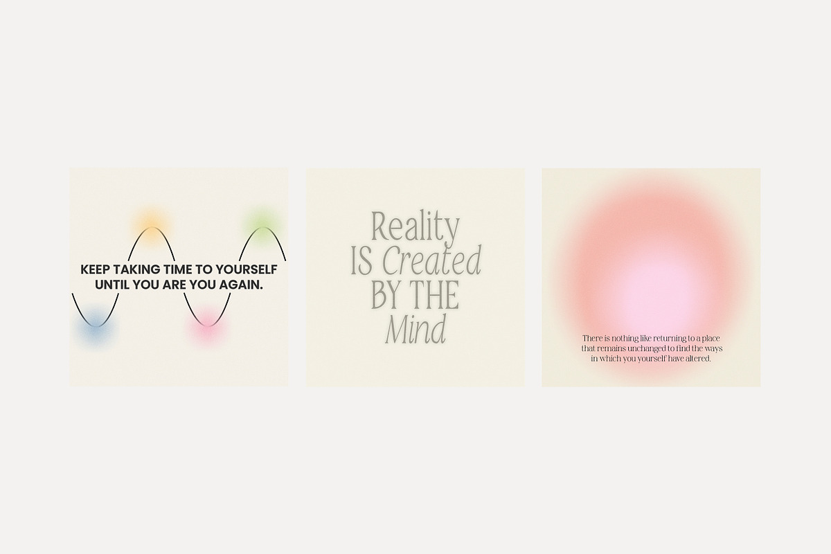 Instagram Quotes Posts Stories PS, a Social Media Template by Love Radiation Studio (Photo 7 of 22)
